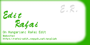 edit rafai business card